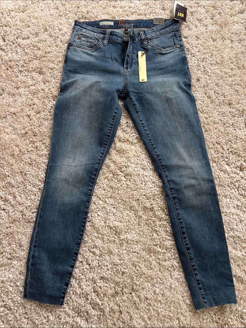 Kut from the Kloth Medium Wash Skinny Jeans